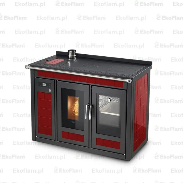 Pellet cooker Klover Smart 120 Plus Maiolica bordo