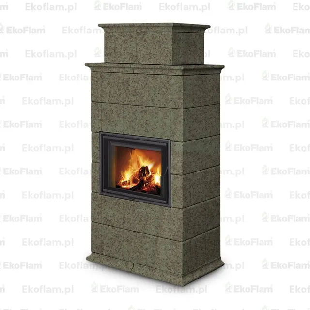 Wood-burning stove Romotop Baracca 10 H Maiolica 11169