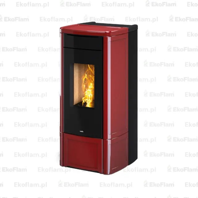 Pellet stove Nobis H14/17 Shape Maiolica bordo
