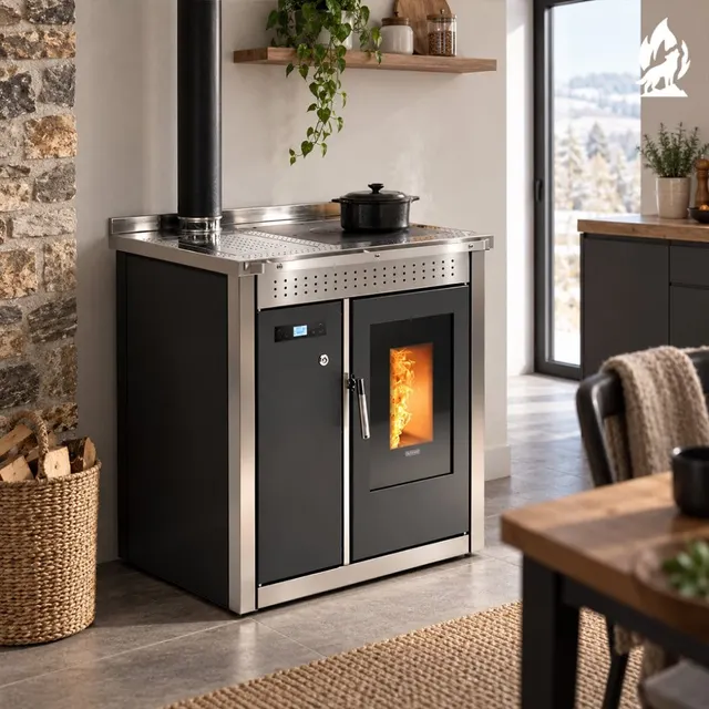 Pellet cooker Klover Smart 80 Inox