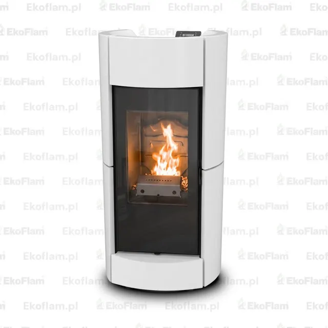 Pellet stove Thermorossi Chic Pidra14 Maiolica white