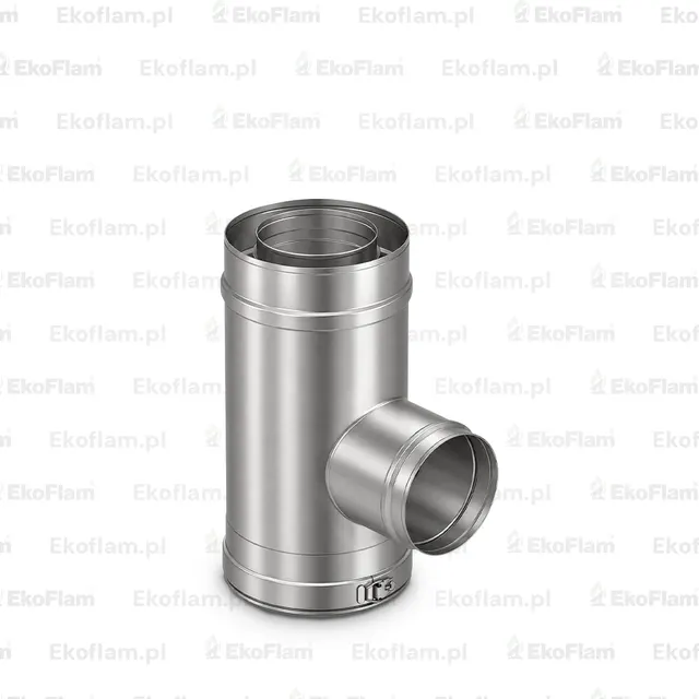BI-Pellet 80/130 TE trójnik adapterowy