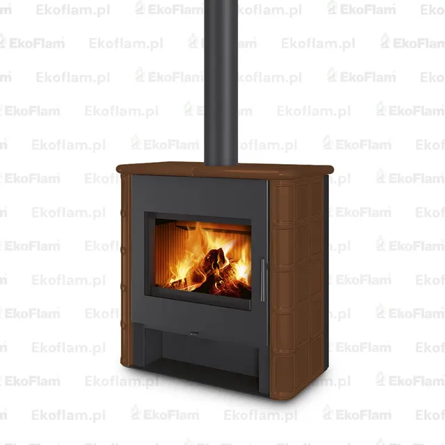 Wood-burning stove Romotop Telde Rustical Maiolica  67300