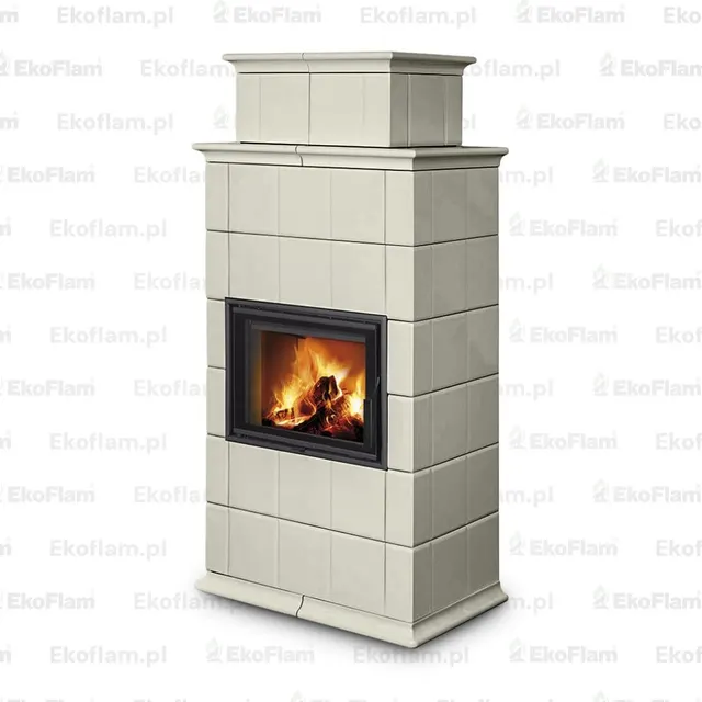 Wood-burning stove Romotop Baracca 10 H Maiolica 31008