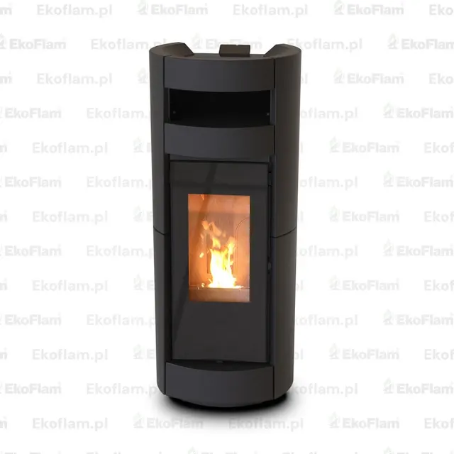 Pellet stove Thermorossi Chic Supreme Natural Plus Maiolica black