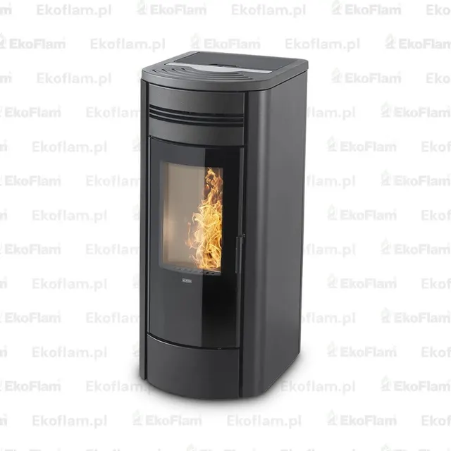 Pellet stove Klover Style 140 steel black