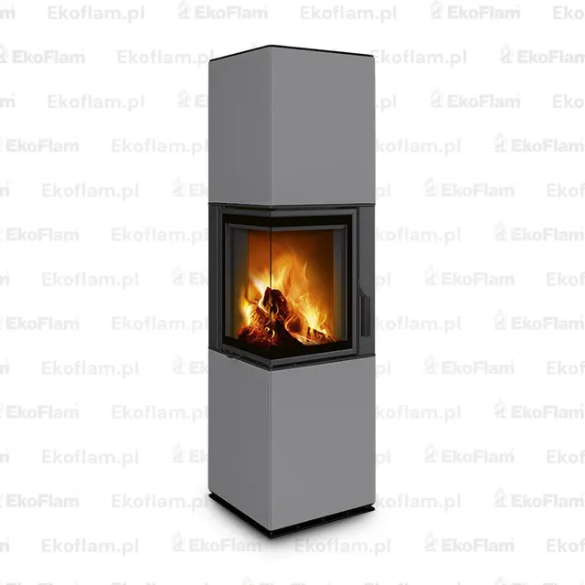 Kominek na drewno Romotop Harmony L HA ceramika  58507 stalowy