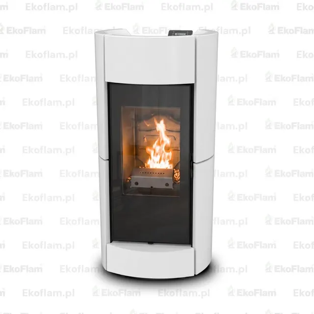 Pellet stove Thermorossi Chic Natural Plus Maiolica white