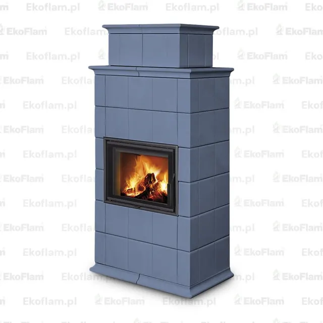 Wood-burning stove Romotop Baracca 10 H Maiolica 21204