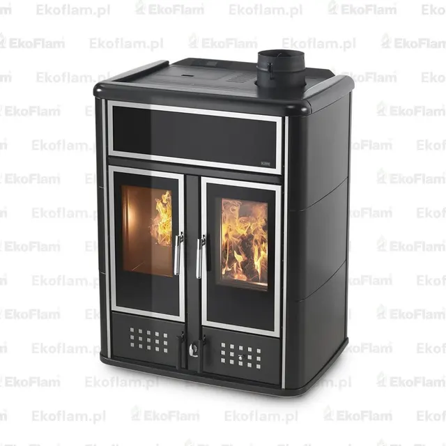 Hybrid stove Klover Dual Maiolica black