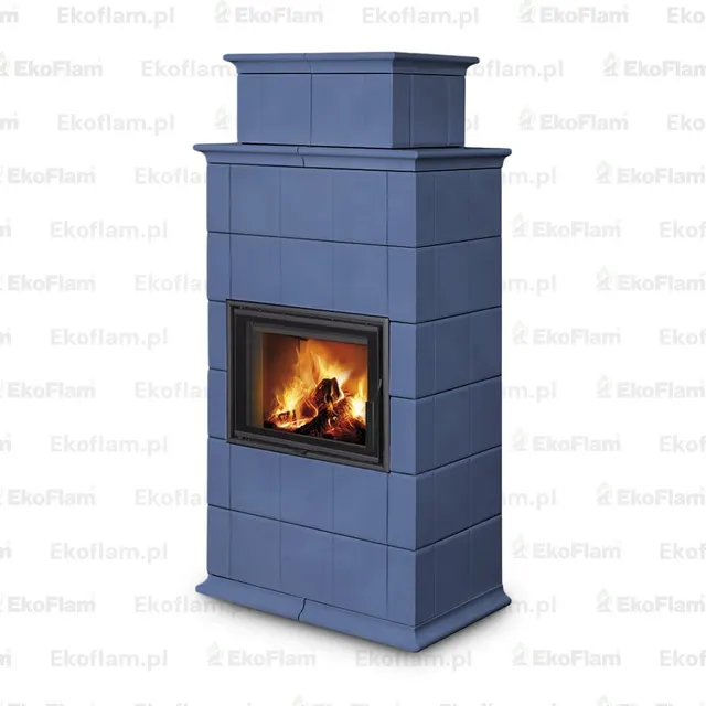 Wood-burning stove Romotop Baracca 10 H Maiolica 22202