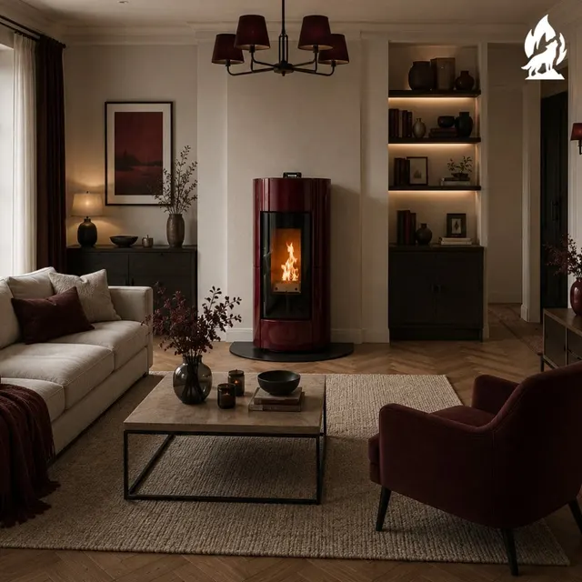 Pellet stove Thermorossi Chic Pidra18 Maiolica bordo