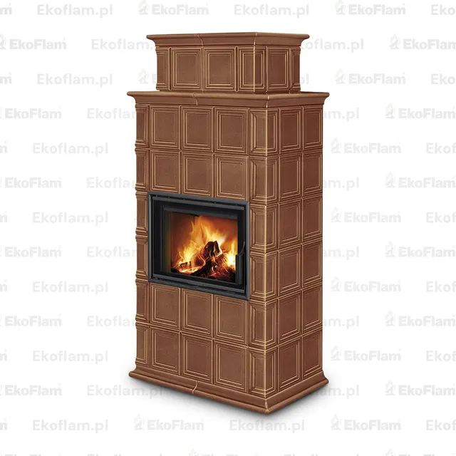 Wood-burning stove Romotop Baracca 11 H Maiolica 63100
