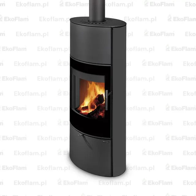 Kominek na drewno Romotop Sone GH ceramika  49400 czarny matowy