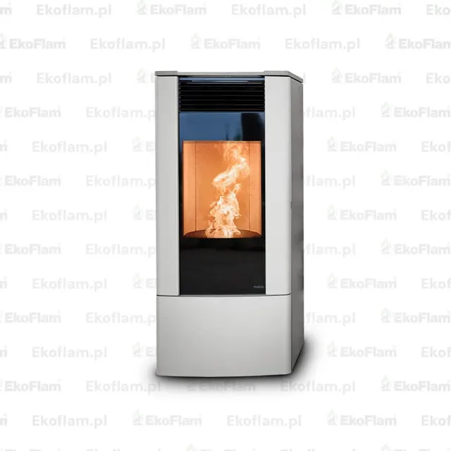 Pellet stove Nobis 7/10 Lisa V steel white