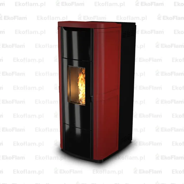Pellet stove Nobis H20/25 Shape Maiolica bordo