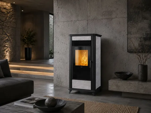 Pellet stove Klover Class 90 Multi-Air stone