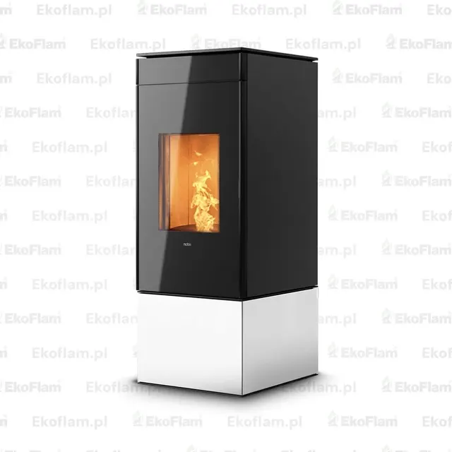 Pellet stove Nobis A8/10 Quadra V gres white