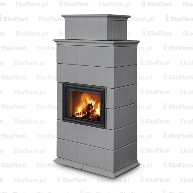 Wood-burning stove Romotop Baracca 10 H Maiolica 51591