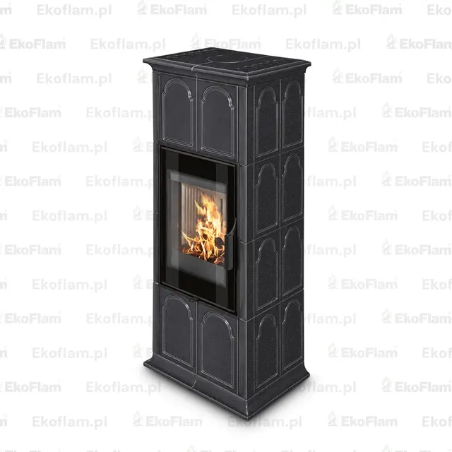 Kominek na drewno Romotop Gremio 2G ceramika  40100 nero