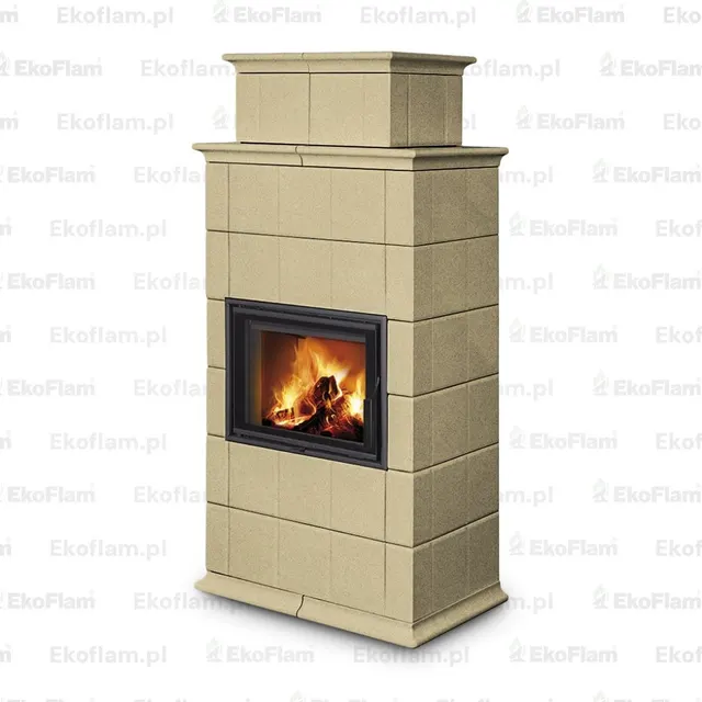 Wood-burning stove Romotop Baracca 10 H Maiolica 61660