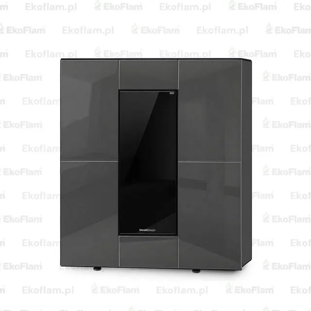 Pellet stove Moretti Design Compact Aqua Glass 23 glass grey