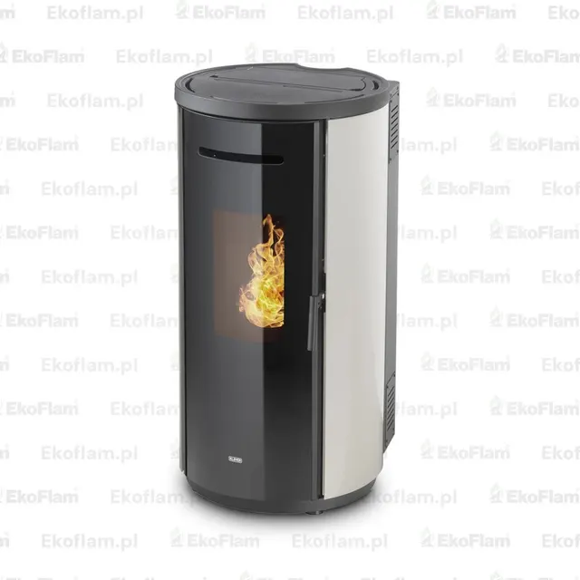 Pellet stove Klover Krono 80 Air steel avorio