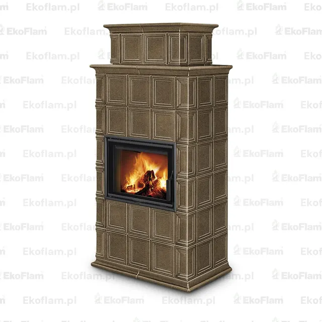 Wood-burning stove Romotop Baracca 11 H Maiolica 65600