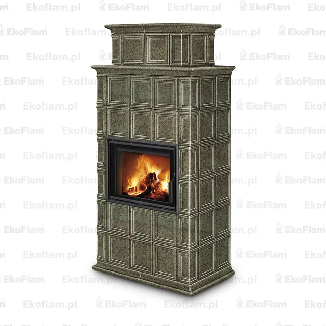 Wood-burning stove Romotop Baracca 11 H Maiolica 11169