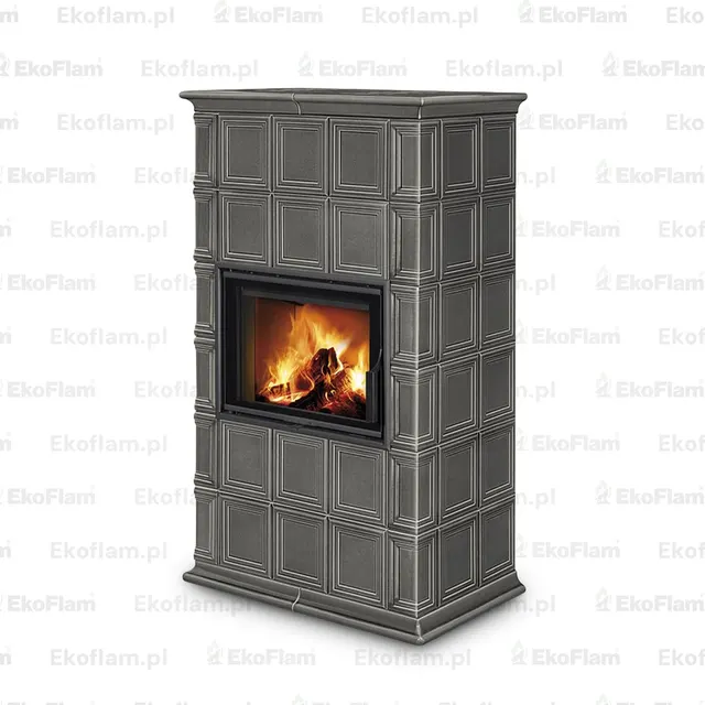 Kominek na drewno Romotop Baracca 11 ceramika  31008 kremowy matowy