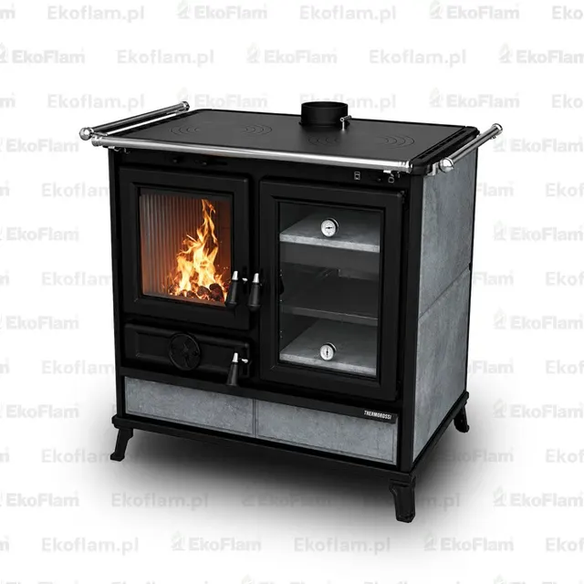 Wood-burning cooker Thermorossi Margherita stone