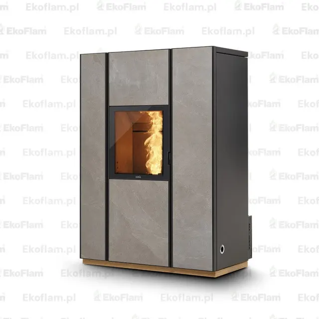 Hybrid stove Nobis Unica 10 V gres grey