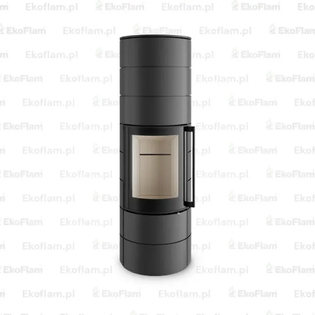 Kominek na drewno Spartherm Ambiente A4 stal titan