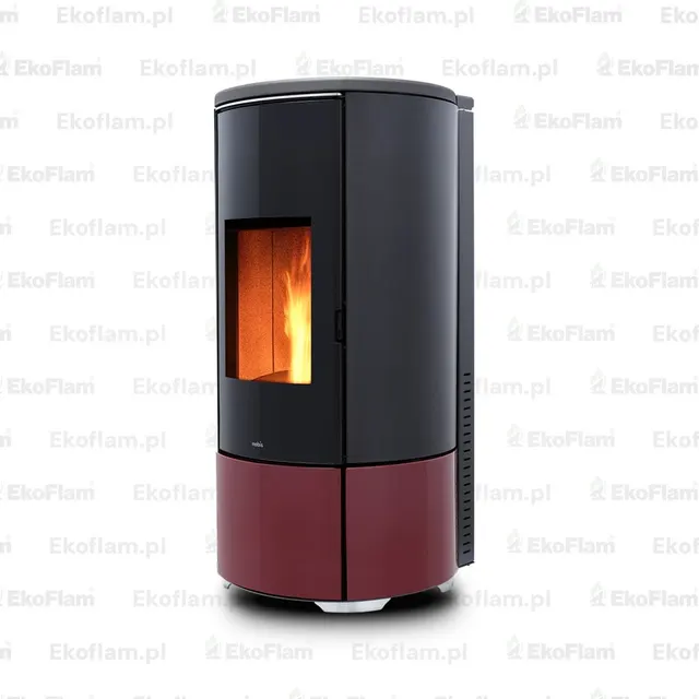 Pellet stove Nobis H10/12 Shape Maiolica bordo