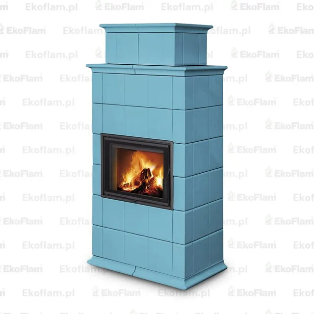 Wood-burning stove Romotop Baracca 10 H Maiolica 21205