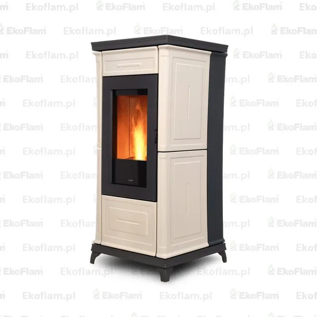 Pellet stove Nobis A9/10 Classic Plus V Maiolica hazelnut
