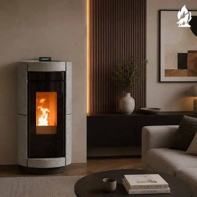 Pellet stove Thermorossi Doria PIDRA18 Stone