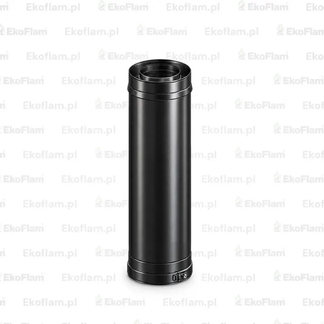 BI-Pellet 80/130 ED 450 rura prosta w kolorze RAL9030