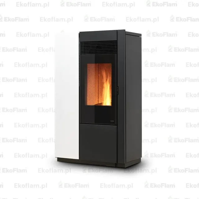 Pellet stove Nobis 12 Elana V steel white