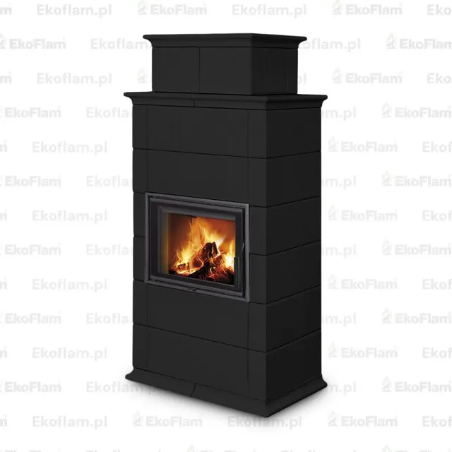 Wood-burning stove Romotop Baracca 10 H Maiolica 49400