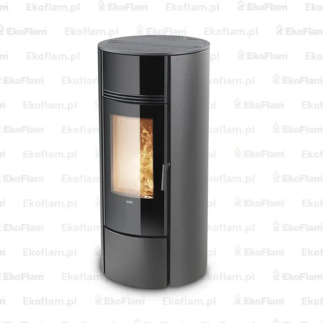 Pellet stove Klover Super 9 Air steel black