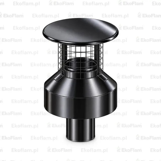 BI-Pellet 80/130 CTIV daszek z czerpnią powietrza w kolorze RAL9030