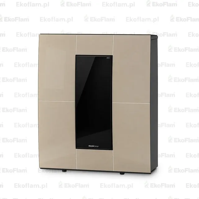 Pellet stove Moretti Design Compact Aqua Glass 23 glass beige