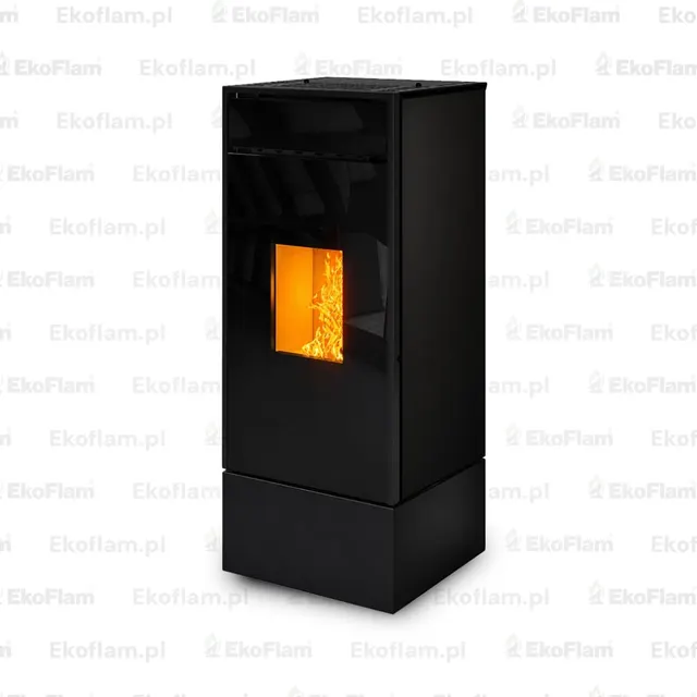 Pellet stove Moretti Design Kubic Relax 12 steel black