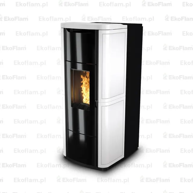 Pellet stove Nobis H20/25 Shape Maiolica white