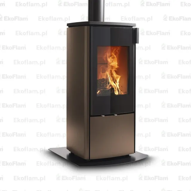 Wood-burning stove Nobis 8/10 Zenith 600 steel bronze