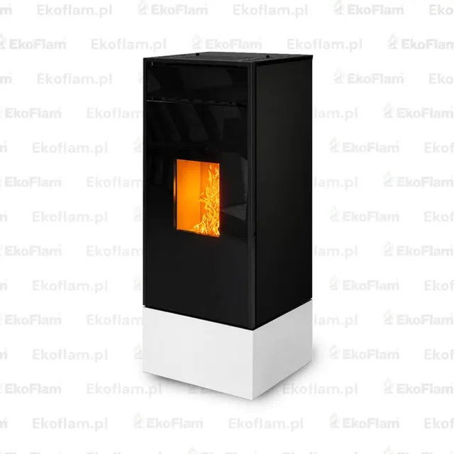 Pellet stove Moretti Design Kubic Relax 12 steel white