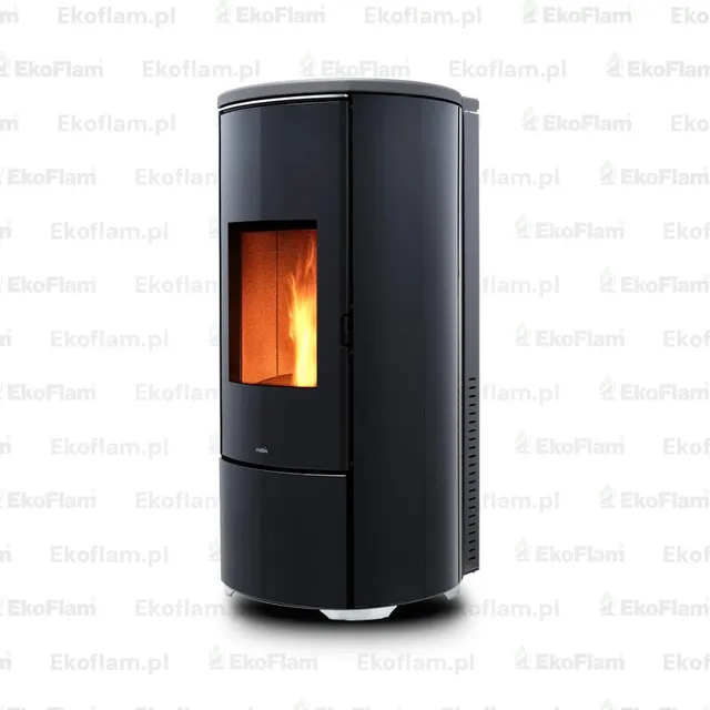 Pellet stove Nobis H10/12 Shape glass black