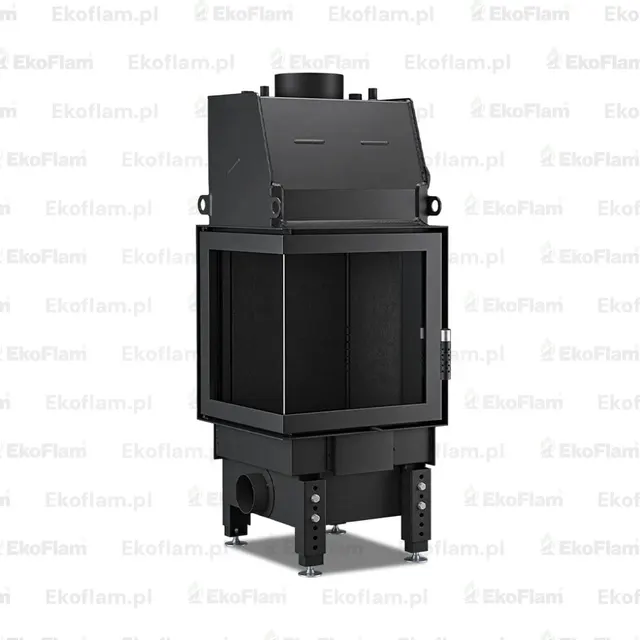 Water heating insert Nemo 8B black left
