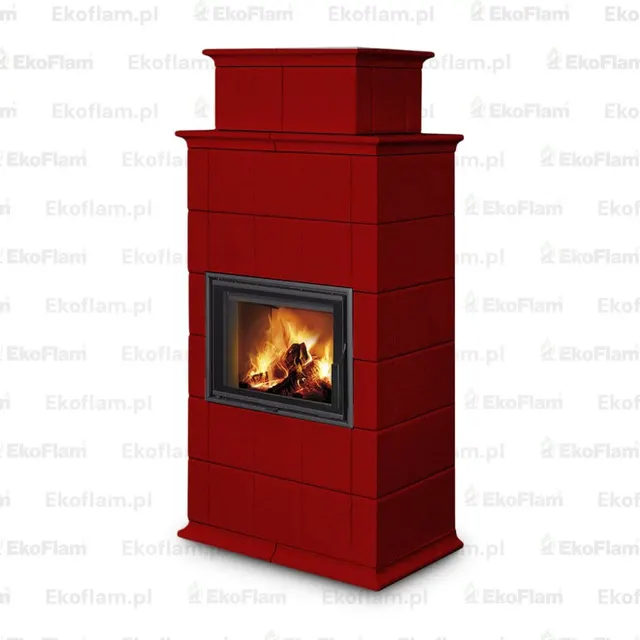 Wood-burning stove Romotop Baracca 10 H Maiolica 76873